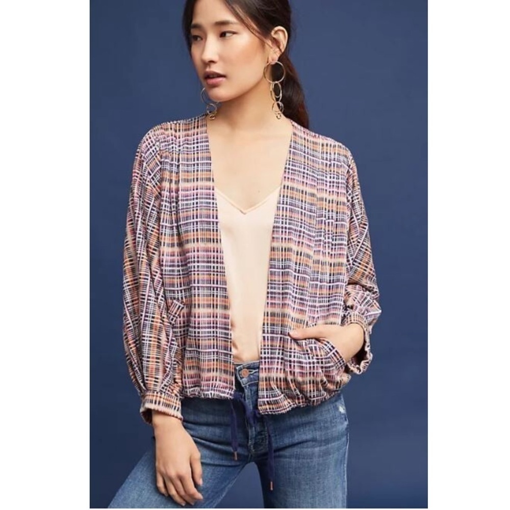 Anthropologie Akemi and Kin Tie Front Dolman
